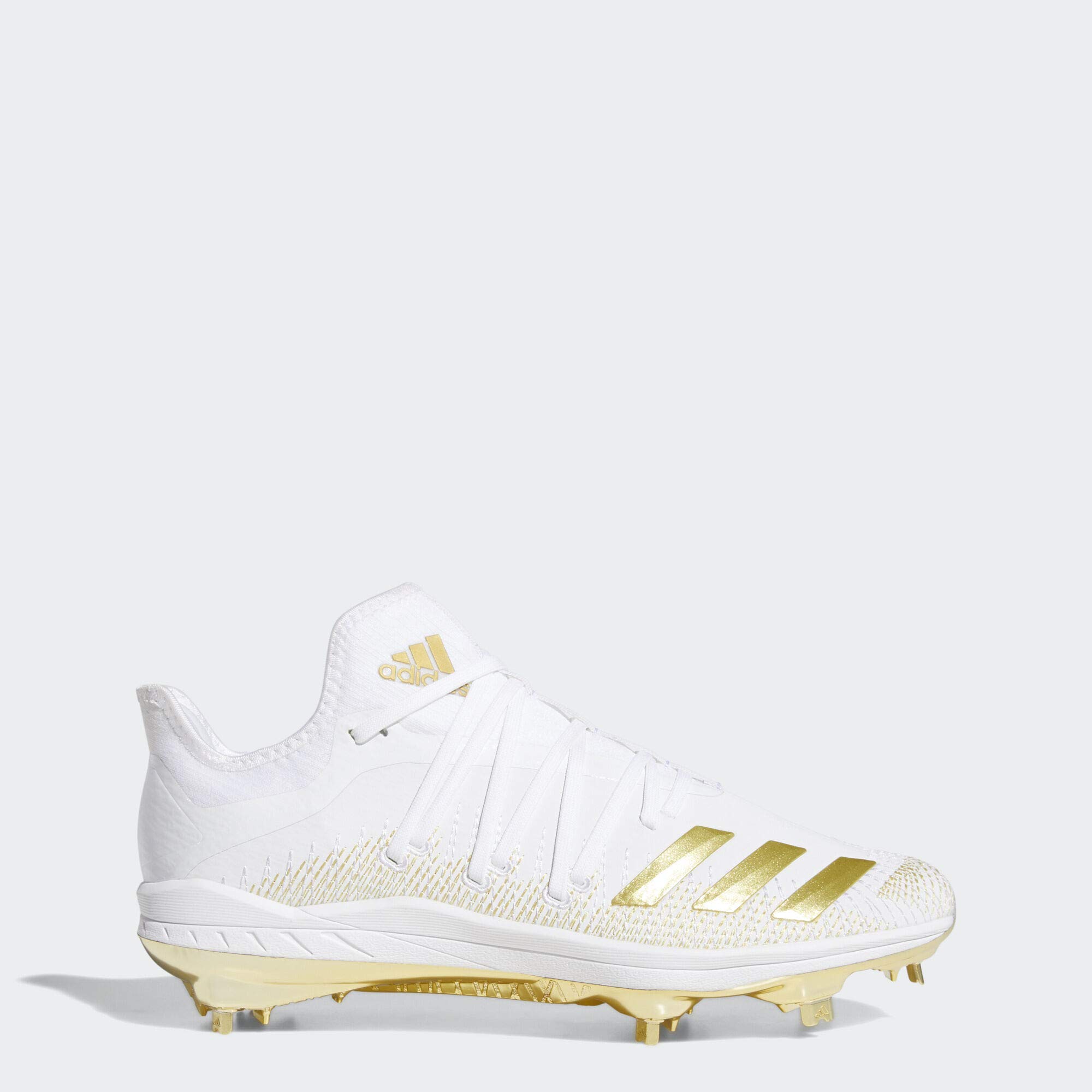 adidas Afterburner 6 Cleats Men's, White, Size 12