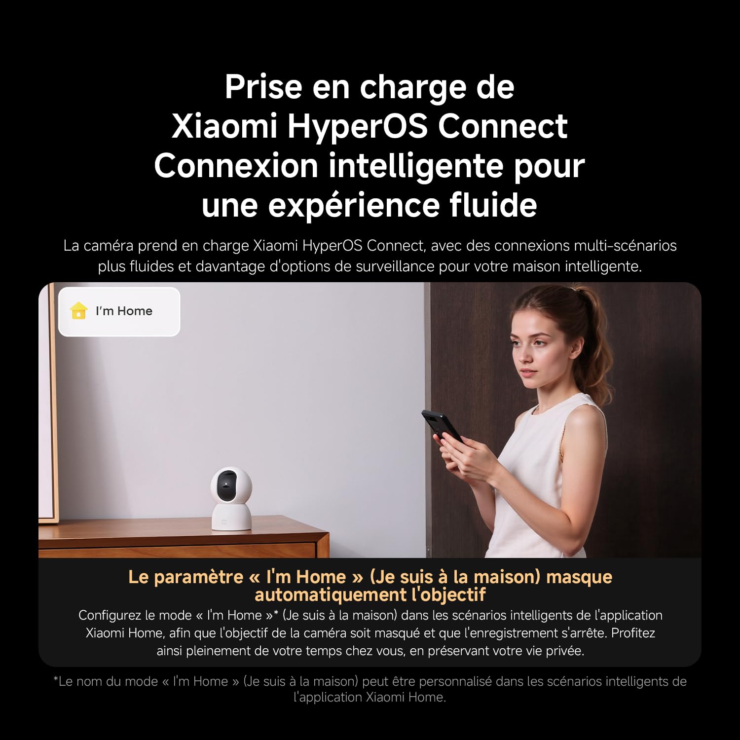 XIAOMI C500 Camera Interieur, 3,5K 6MP 360° Caméras de Surveillance, Alexa | Détection Personnes/Animaux, Suivi Auto, Couleurs Réelles En Faible Luminosité, Audio Bidirectionnel, Wi-Fi 6 2,4/5 GHz
