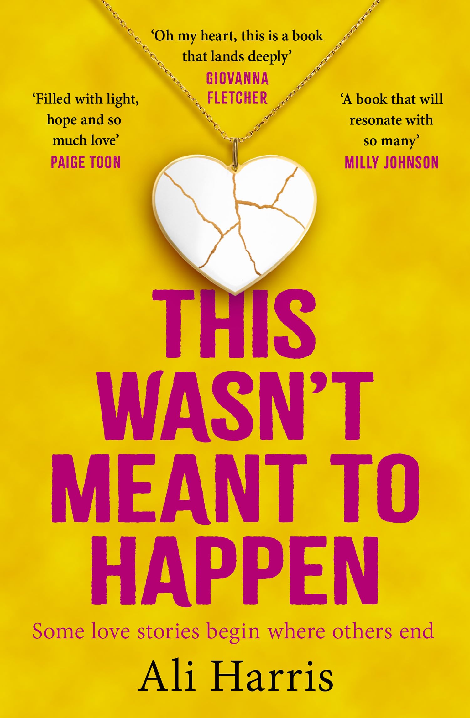 This Wasn't Meant to Happen: A heartbreaking story about love and grief for 2025