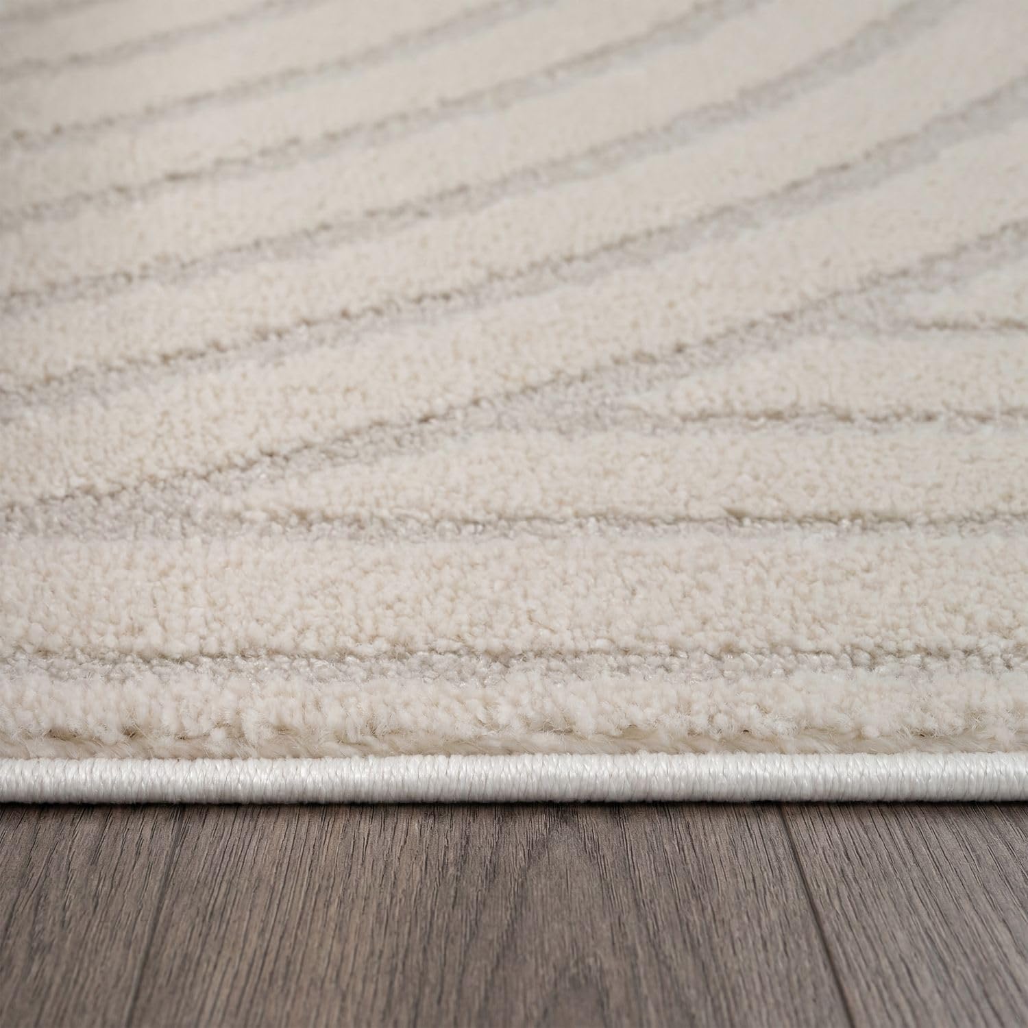 TT Home Tapis de Salon Salle à Manger Tapis à Poils Courts Panglao Japandi Design Scandinave Boho Uni Arches Soft-Touch Effet, Dimension:240x330 cm