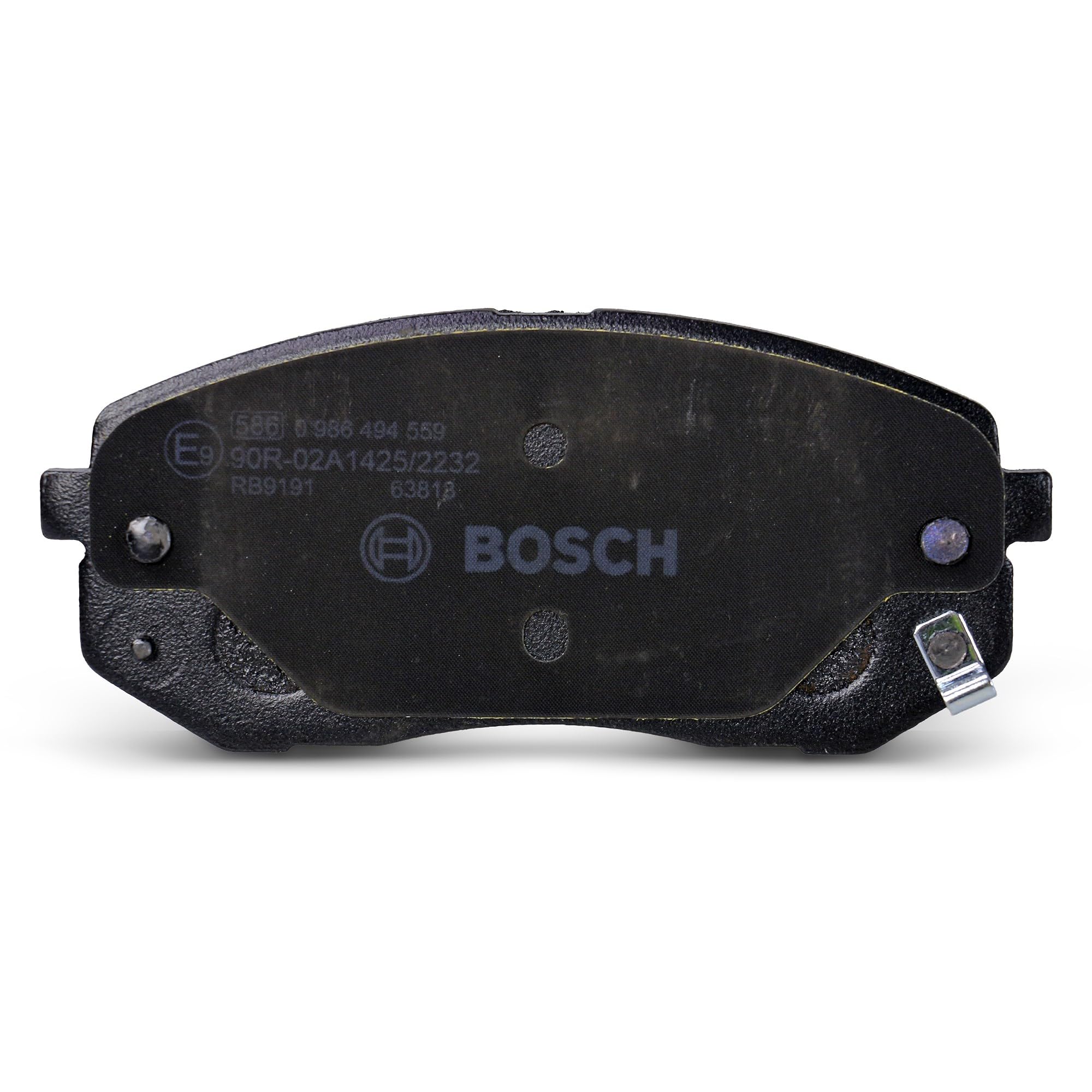 Bosch BP1480 - Plaquettes de Frein Avant pour Voiture - Qualité Bosch - Réduction du Bruit et de la Poussière - Certifié ECE-R90 - Sans Cuivre - Jeu de 4 Plaquettes