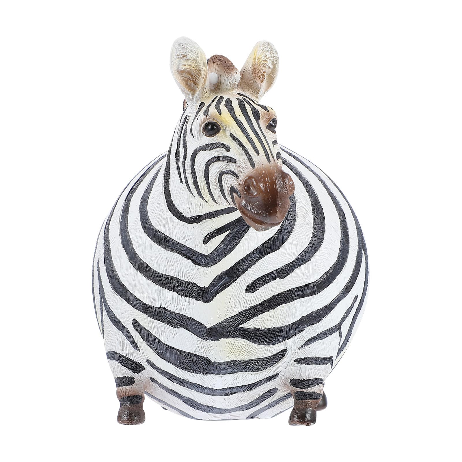 Genérico Adorno de Escritorio de Resina Diseño de Cebra, Decoración del Hogar y Oficina, Figura Animal Minimalista para Obsequio y Decoración Moderna