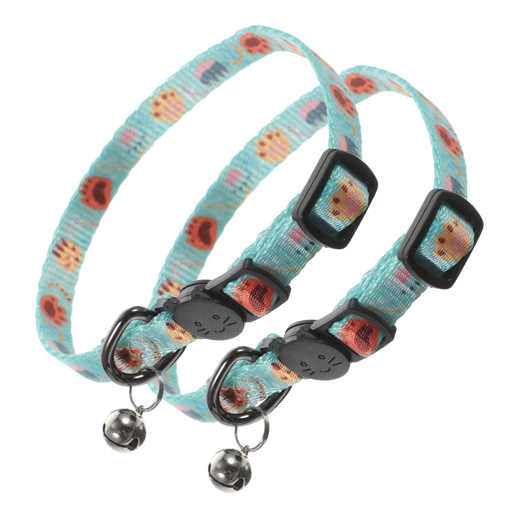 Mipcase 10stücke Verstellbares Katzenhalsband Mit Glocke Sicherer Ausbruchsschutz Für Kätzchen Atmungsaktiv Und Hautfreundlich Für Kleine Tiere Süßes Design