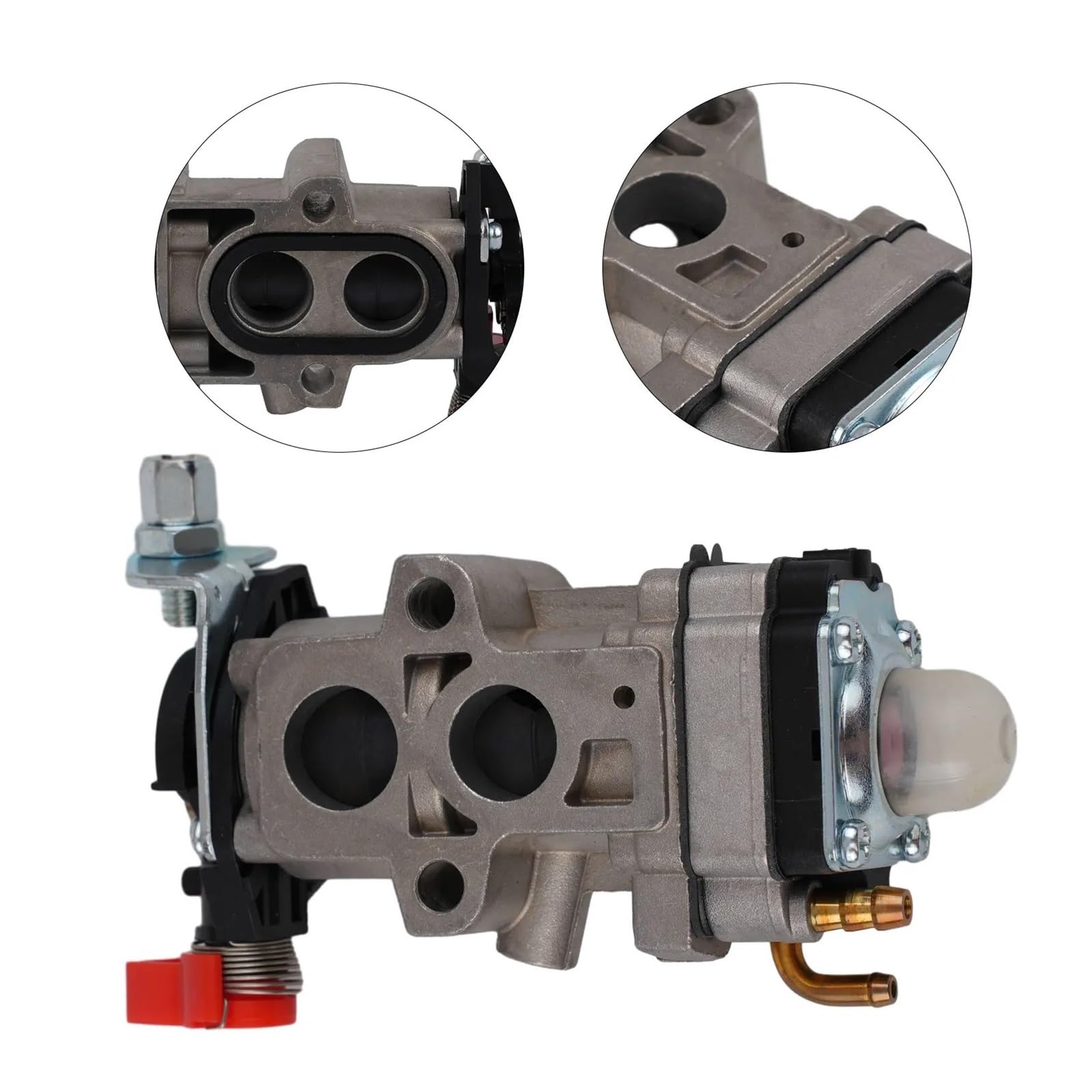 Accesorio de carburador de Repuesto for desbrozadora Compatible con KBL45A, KBH45B, KBL45B, TJ45, TJ45E y KBH45A.