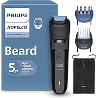 Philips Norelco Beard Trimmer 3000 Series BT3620/40: Waterproof, Self-Sharpening Blades, 40 Length Settings, Lift&Trim Combs