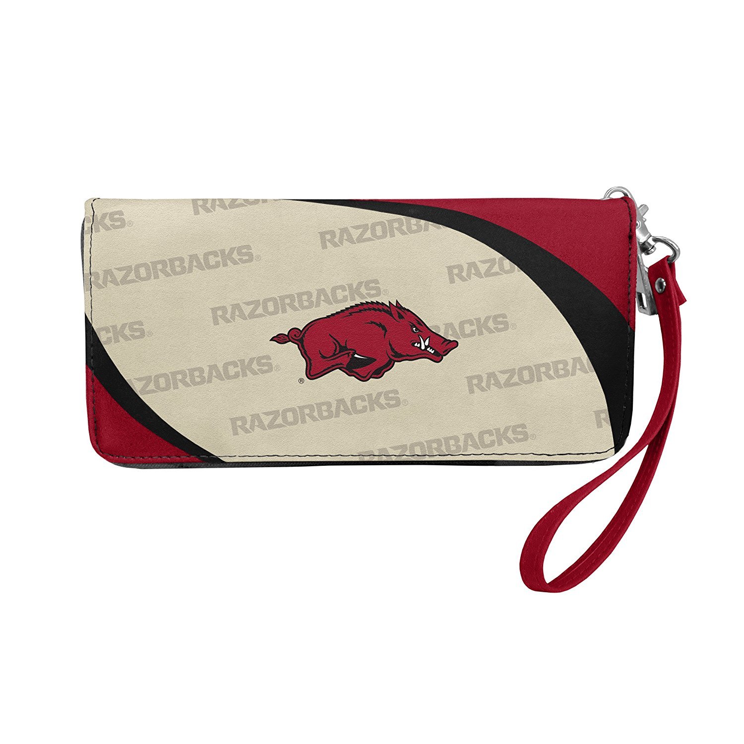 NCAA Arkansas Razorbacks Curve Zip Organizer Wallet