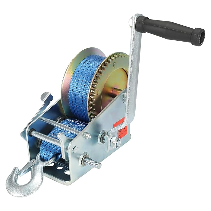 Buy VZCY 3200lbs Capacity Heavy Duty Hand Winch,Nylon Strap Manual