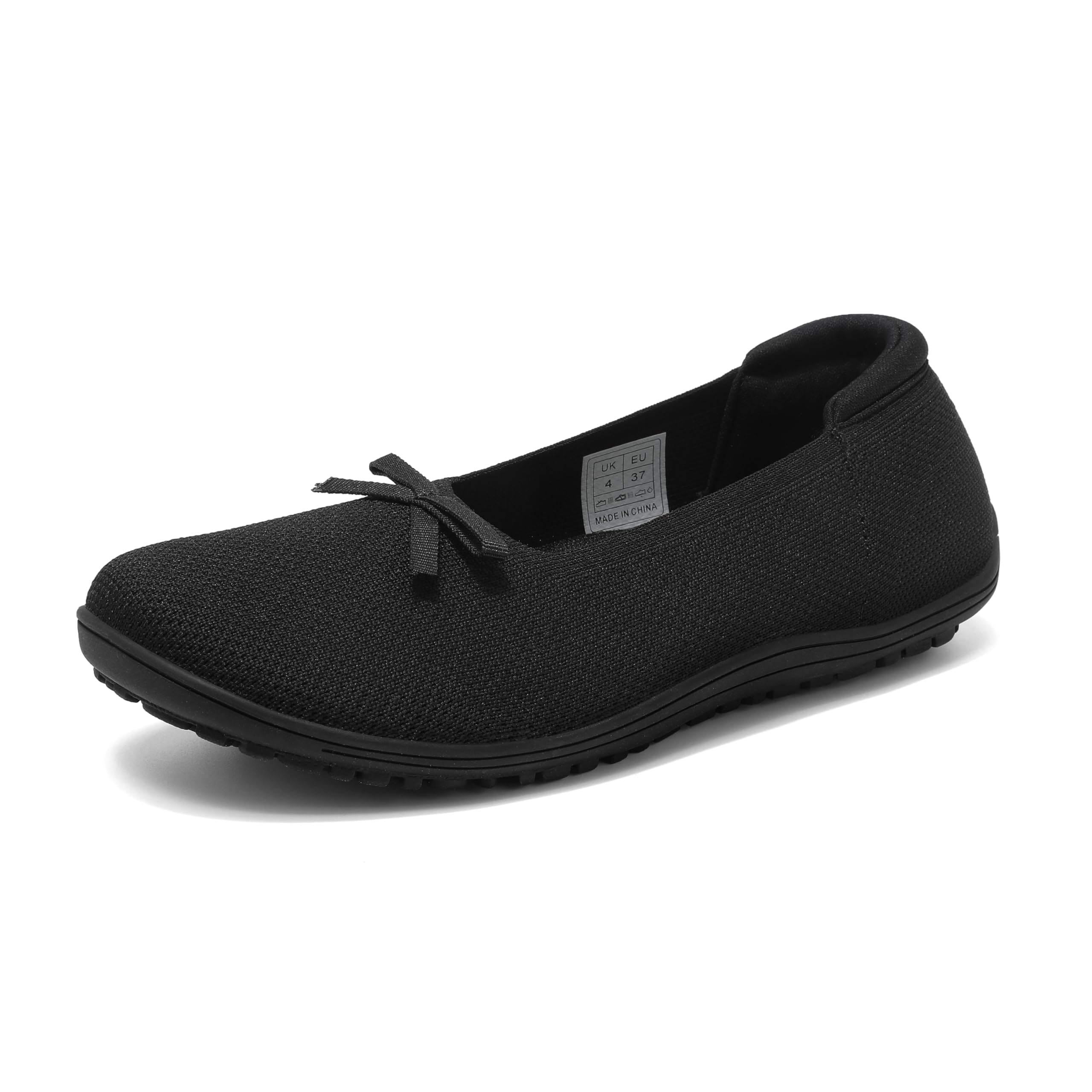 Geweo Barfuß Ballerinas Damen Barfußschuhe Slip On Sommerschuhe Breite Füße Atmungsaktiv Waschbare Herausnehmbare Einlegesohle Flache Leicht Flexibel