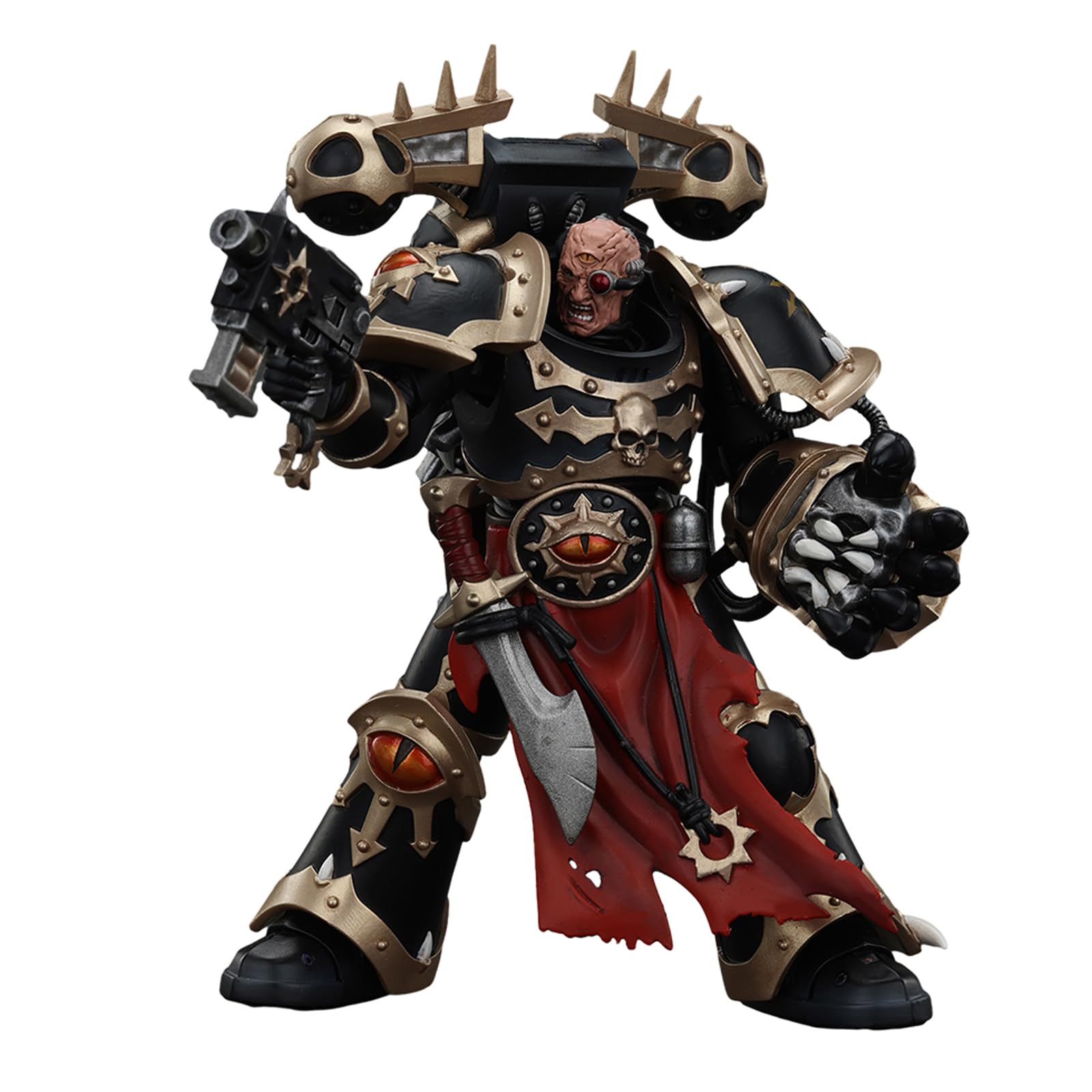 GWTCTOY JoyToy Warhammer 40K 1:18 Action Figure, Chaos Space Marines Black Legion Chosen with Bolt Pistol and Power Fist