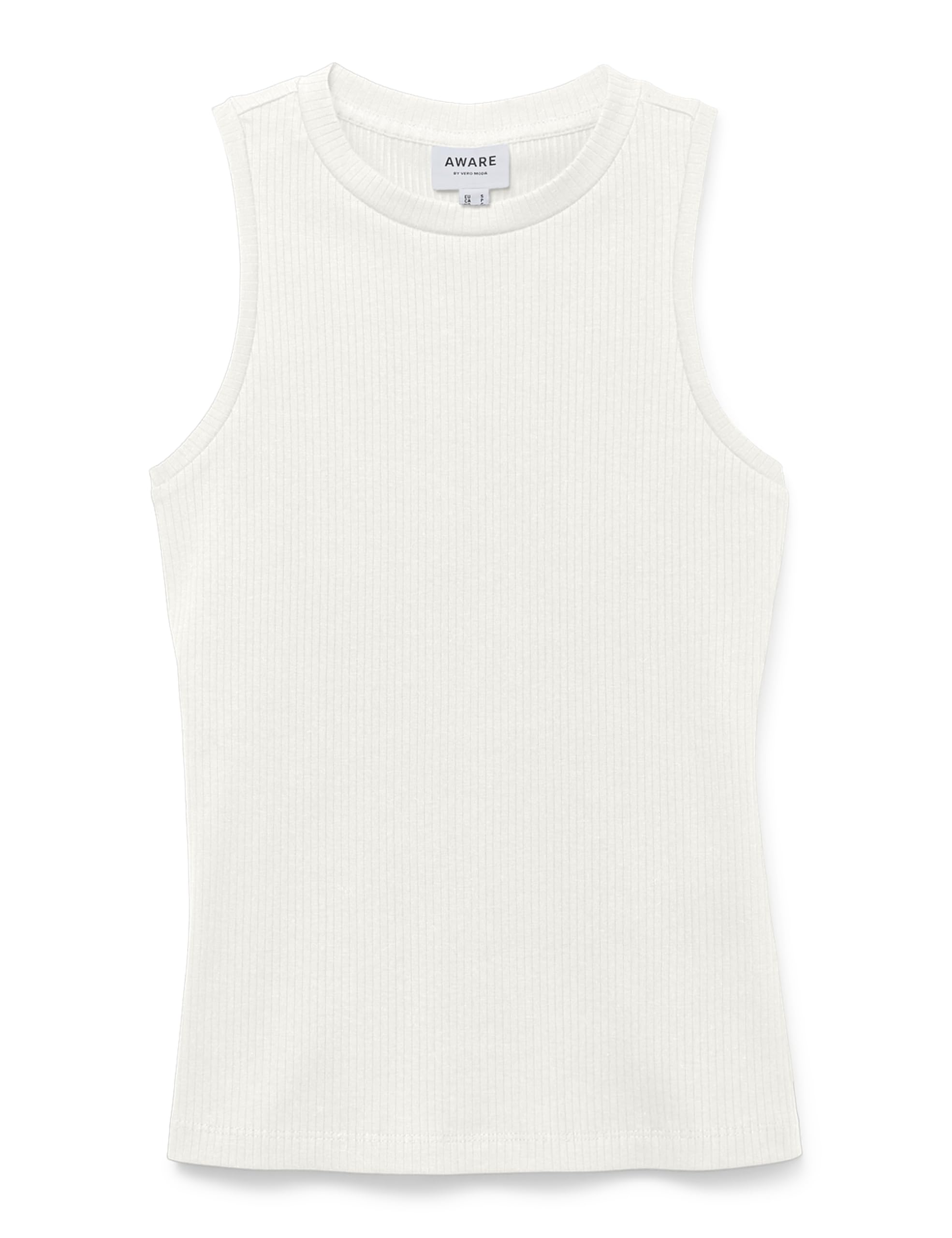 VERO MODA Women's Vmlavender SL VMA JRS Noos Top Snow White