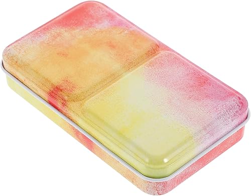 Miniatura 10 de EXCEART 1 Unidades de paleta de acuarela bandeja de mezcla de pintura de color de agua Soporte de pintura bandeja de pintura de mezcla vacía de