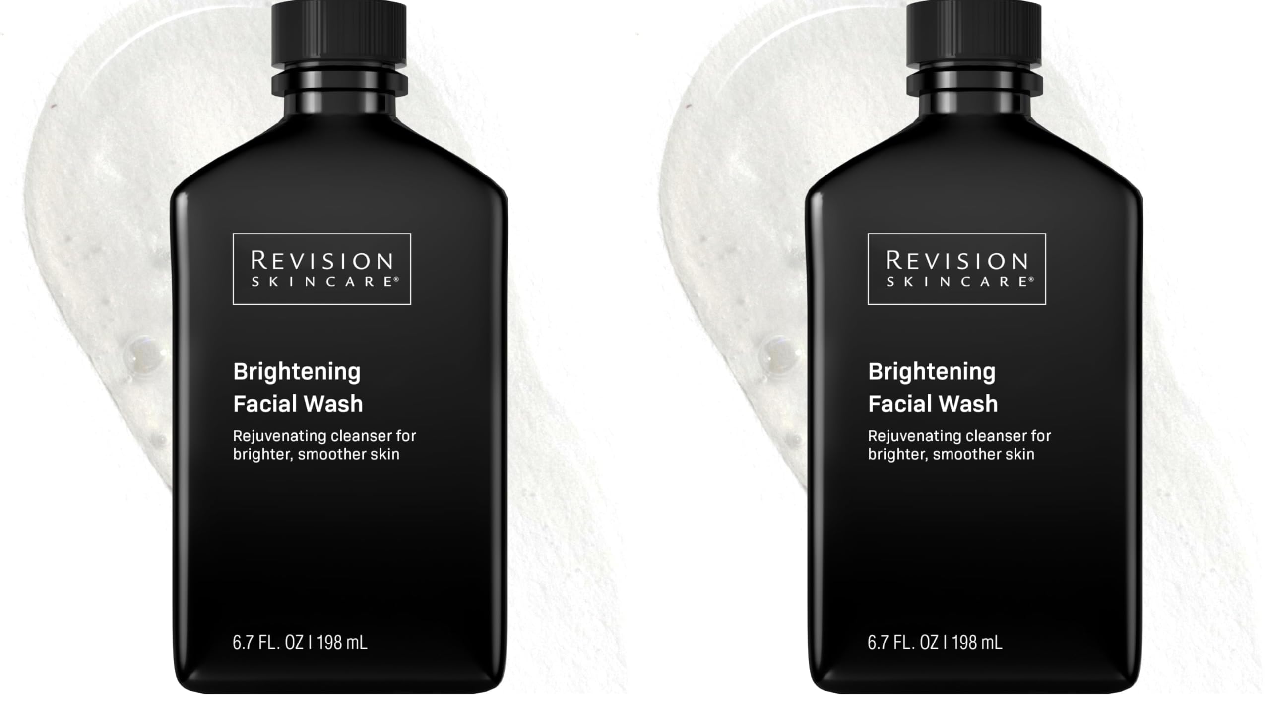 Revision Skincare Brightening Face Wash with AHA & BHA Exfoliants | Exfoliating face wash with glycolic acid, salicylic acid, Vitamin C, and Vitamin E to brighten, smooth, and refine texture.