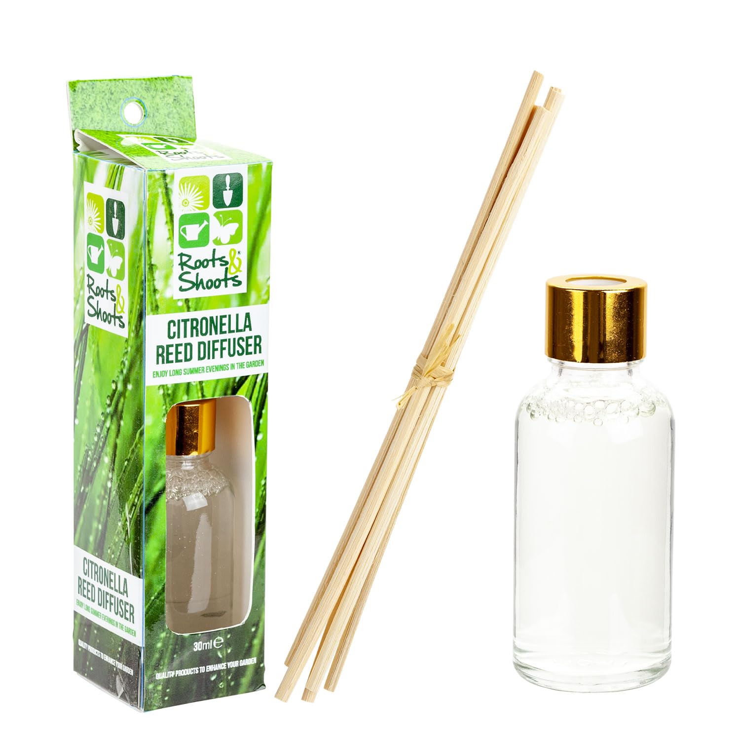 Citronella Reed Diffuser 30Ml Outdoor Insect Repellent8Cm from B&Q