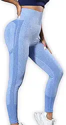 Calça Legging Academia Feminina Poliamida Cintura Alta Sem Costura Fitness, Elasticidade, Sustentação, Corrida, Academia Feminina de Ioga/Jogging