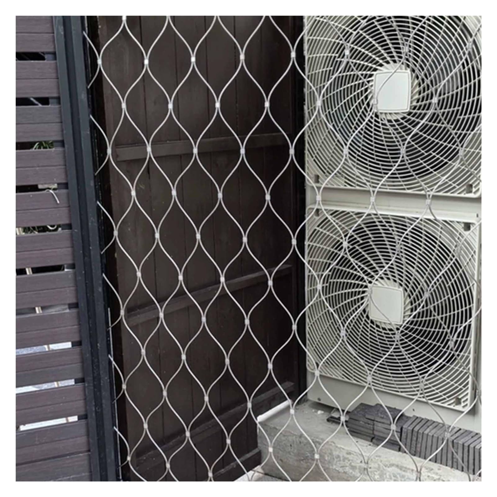 Filet de sécurité balcon en acier inoxydable pour profitez de vos extérieurs sereinement