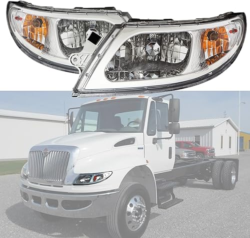 2 faros delanteros para International 4200 4300 4400 4900 2002-2018, conjunto de faros internacionales, un par