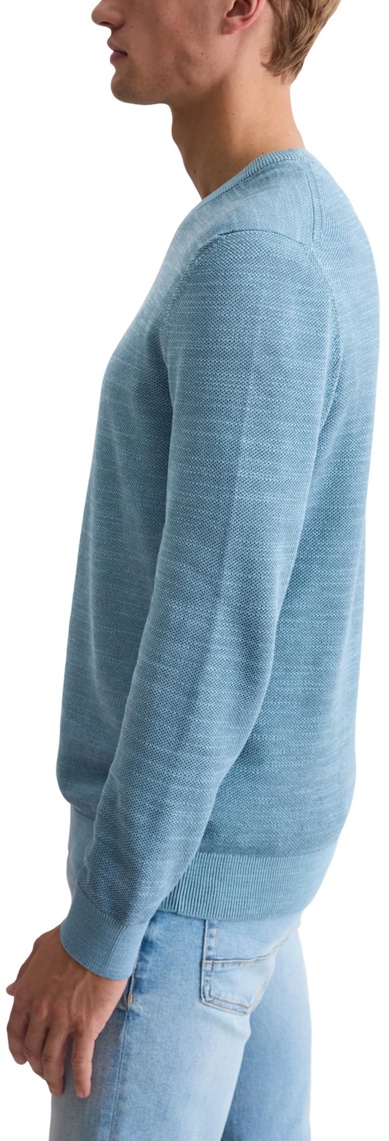 Marc O'Polo Pullover Regular mit feiner Piqué-Struktur