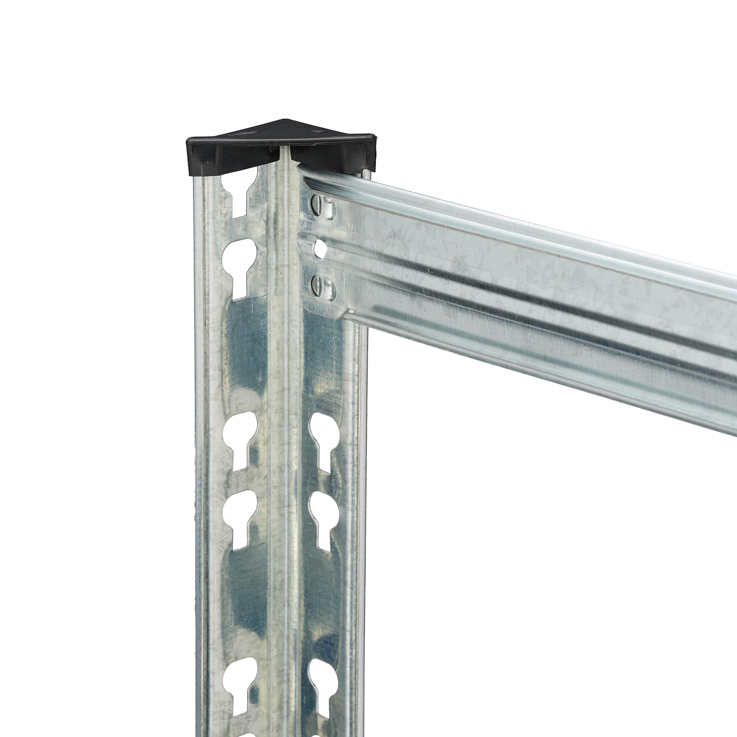 Relaxdays scaffale per Pneumatici, Sistema a Incastro, Acciaio Argento, 100x85x35 cm, 150 kg/ripiano