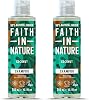 Faith In Nature 300ml Natural Coconut Shampoo, Hydrating, Vegan and Cruelty Free, No SLS or Parabens, For Normal to Dry Hair Pack of 2