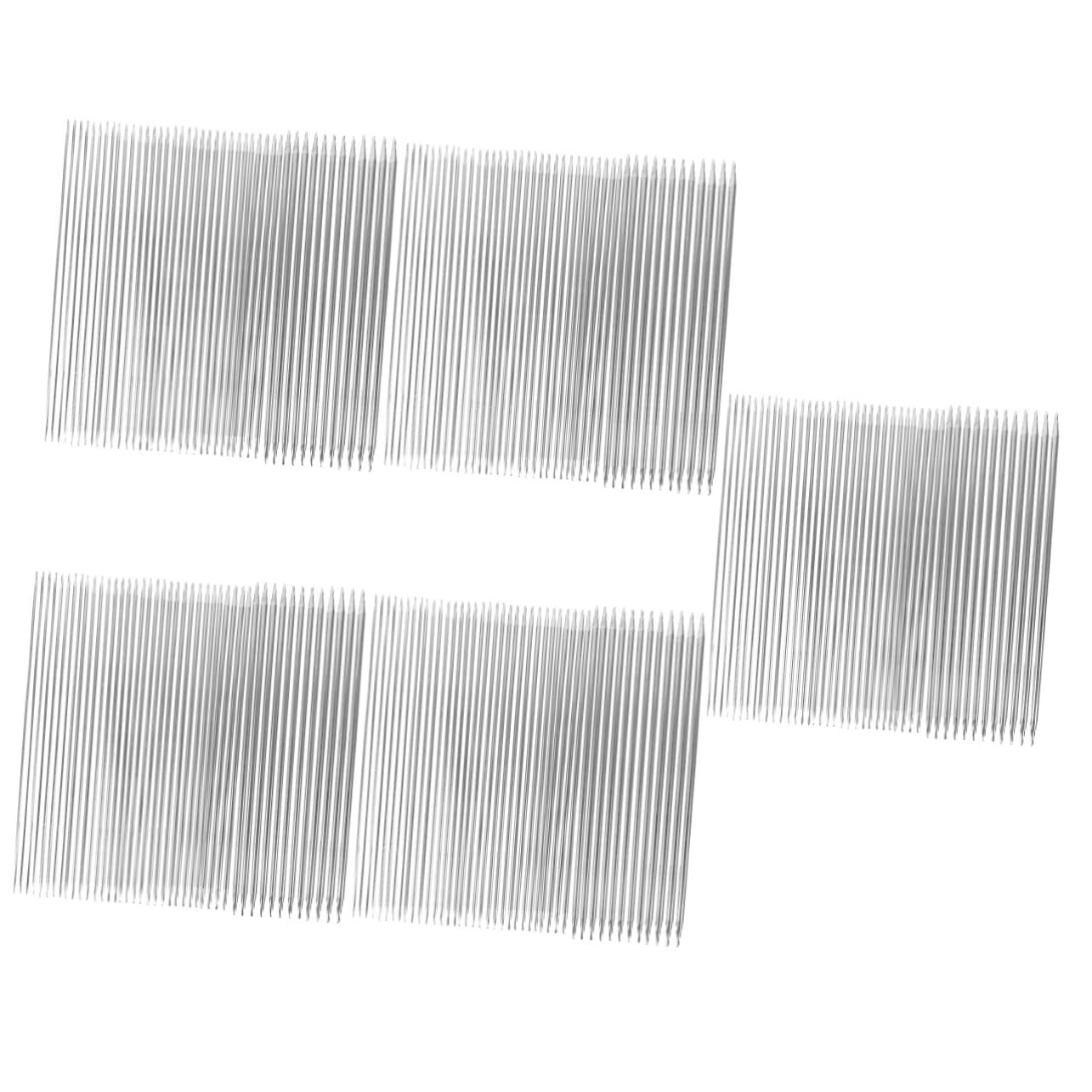 SEWACC 220pièces Aiguilles à Tricoter Double Pointe Acier Pour De Sweaters Bonnets Et Chaussettes Outils Ergonomiques Et Pour Débutants Et Amateurs De