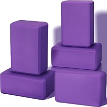 Wettarn 6 Pack EVA Yoga Blocks Bulk, Non Slip Pilates Brick