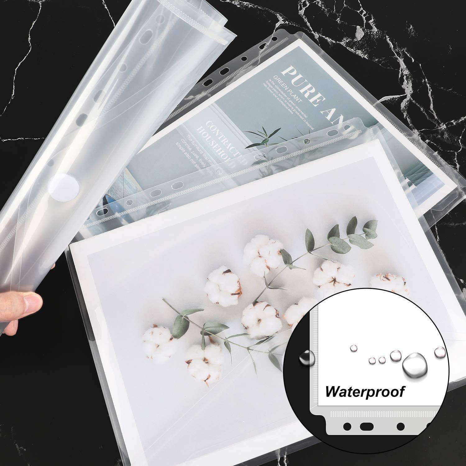 Carpeta Fundas Plastico A4 Organizador De Documentos MOWETOO 22 Carpetas A4  Transparentes - Organiza Tus Documentos Fácilmente Con Cierre De Velcro Y  Bolsillo Para Etiquetas Folders Transparentes A4 Papel A4, image size:1500x1500