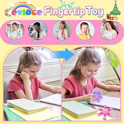 Miniatura 4 de Cevioce Juguetes para ansiedad para niños y adultos, 1 unidad, juguetes sensoriales para niños, rellenos de cesta de Pascua, regalos de San Valentín