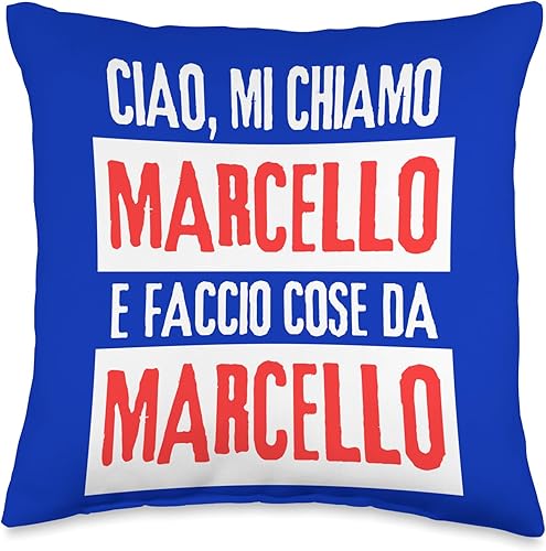 Miniatura 1 de Marcello Idea Regalo Personalizzata con Nome Ciao Sono Faccio Cose Da Marcello Personalizzato - Almohada personalizada, 16 x 16 pulgadas, multicolor