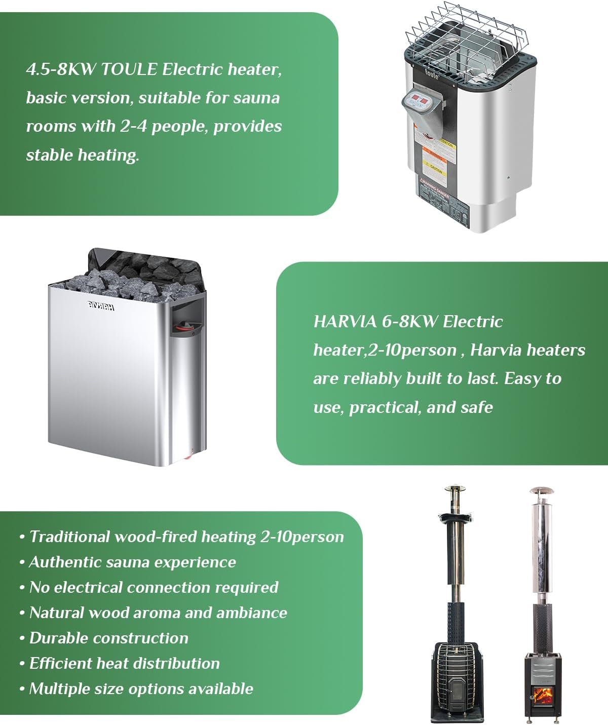 Customize Outdoor Cube Sauna Rooms,2-10 Person Canadian Cedar Steam Barrel Saunas,Customization of Size, Color, Front and Rear Windows, roof, Porch, Heater, Interior, etc