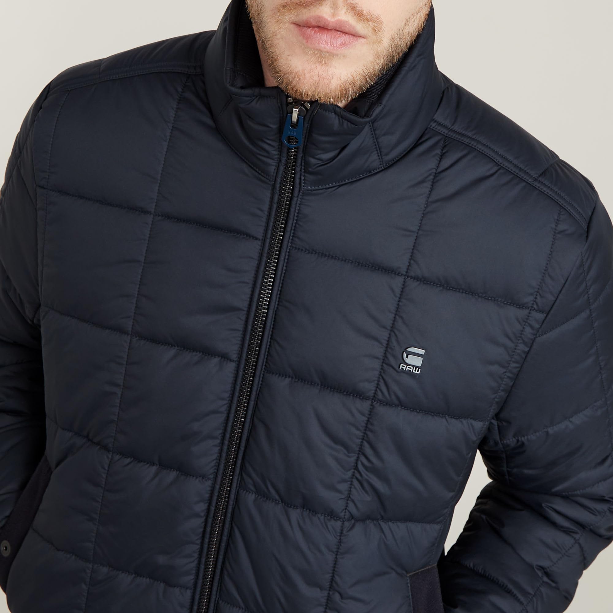 G-Star RAW Meefic pikowana kurtka, Niebieski (salute D25369-B958-C742), M