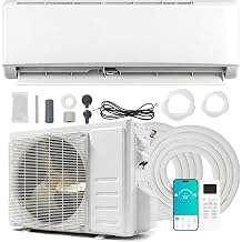 18000 BTU Mini Split Air Conditioner Heater, 20 SEER2 208-230V WiFi Inverter AC, Cools up to 1250 Sq.Ft, Pre-Charged with Installation Kit