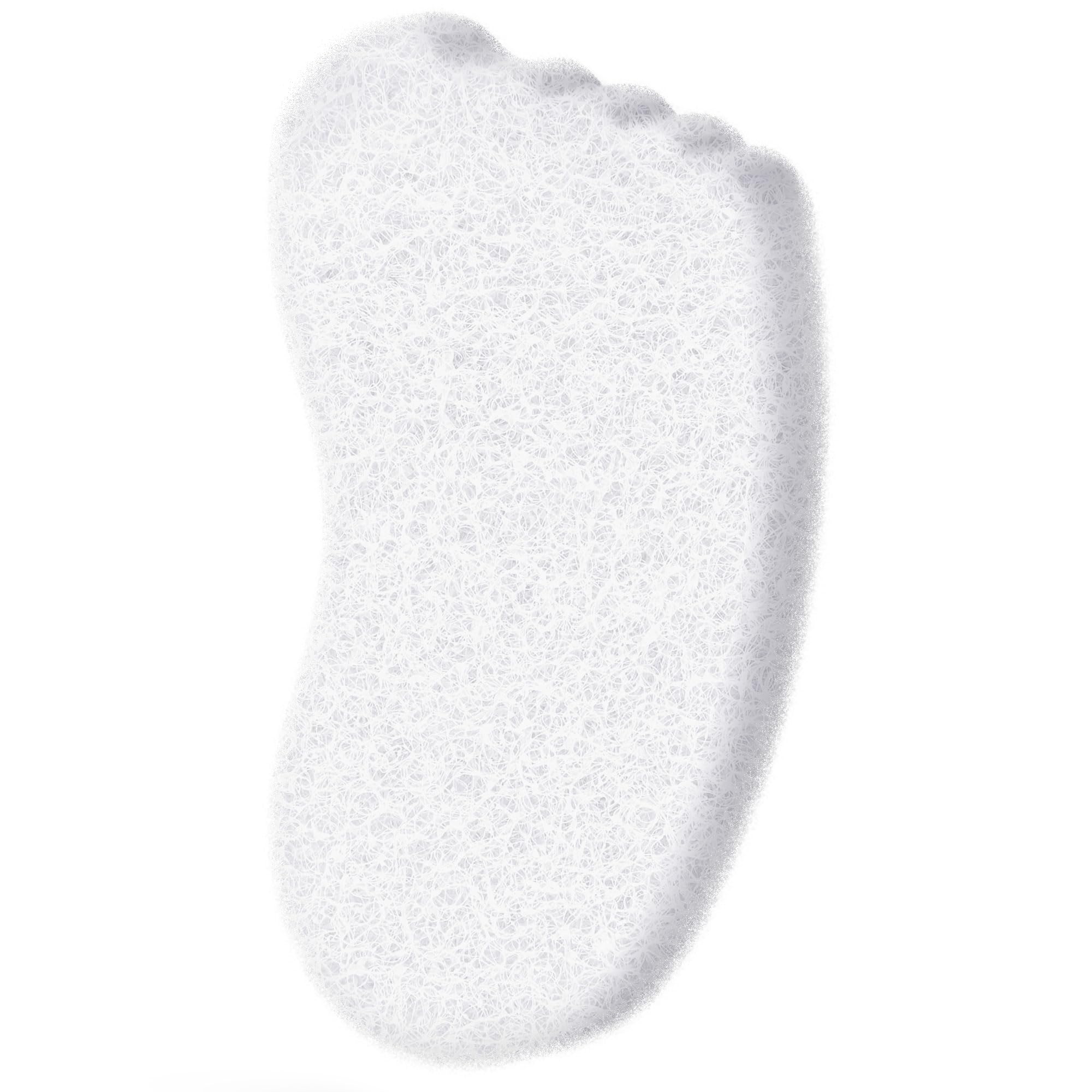 Foot Exfoliating Sponge | Chemical-Free Foot Scrubbers for Smooth & Soft Feet | Gentle Sponge Pad for Callus Removal, Dead Skin & Cleansing | Made in USA - 1 Count