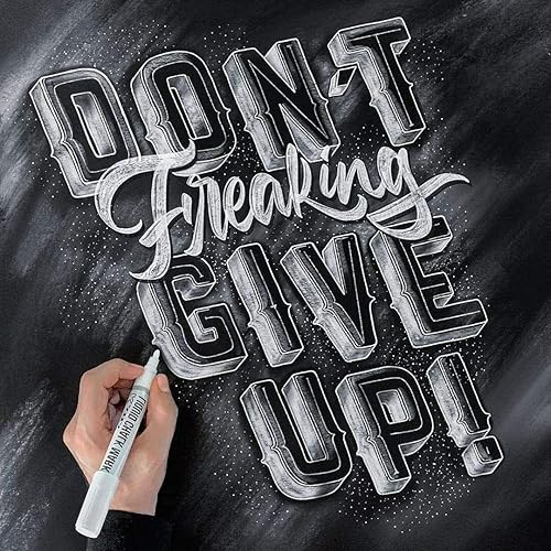 Miniatura 7 de Kassa Paquete de 5 marcadores de tiza blanca | Incluye puntas de 0.039 in, 0.118 in, 0.236 in, 0.394 in y 0.591 in | Funciona en pizarras, ventanas