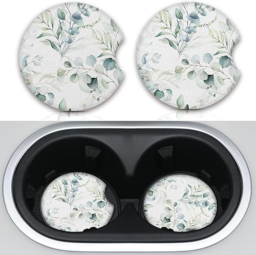 Miniatura 25 de Posavasos para Portavasos de Automóvil, Lindos Accesorios de Automóvil para el Interior de las Mujeres, Lindos Regalos de Accesorios de Automóvil