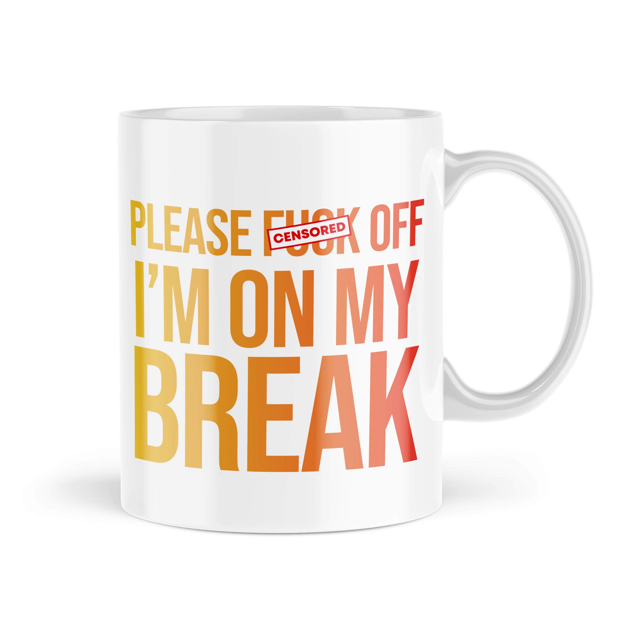 Funny Birthday Mugs for The Office | I'm On My Break Mug | Sarcasm Mugs for Her Him | Joke Work Gifts Colleague Sarcastic Banter Mbh952