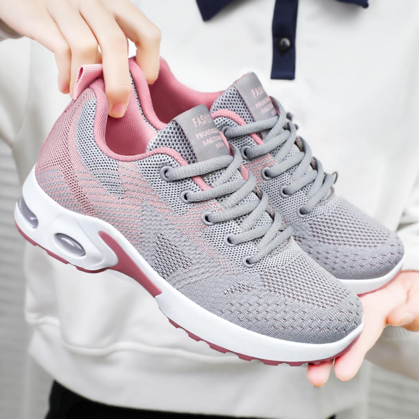 Basket Chaussures Orthopédiques Femme Confortable Sport Baskets Chaussure Orthopédique Femme Confort Chic Respirantes Semelle Coussin d'air Polyvalentes Chaussure pour Sports Et Quotidien