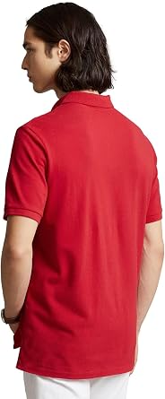 POLO RALPH LAUREN Men's Custom Fit Short Sleeve Mesh Polo Shirt