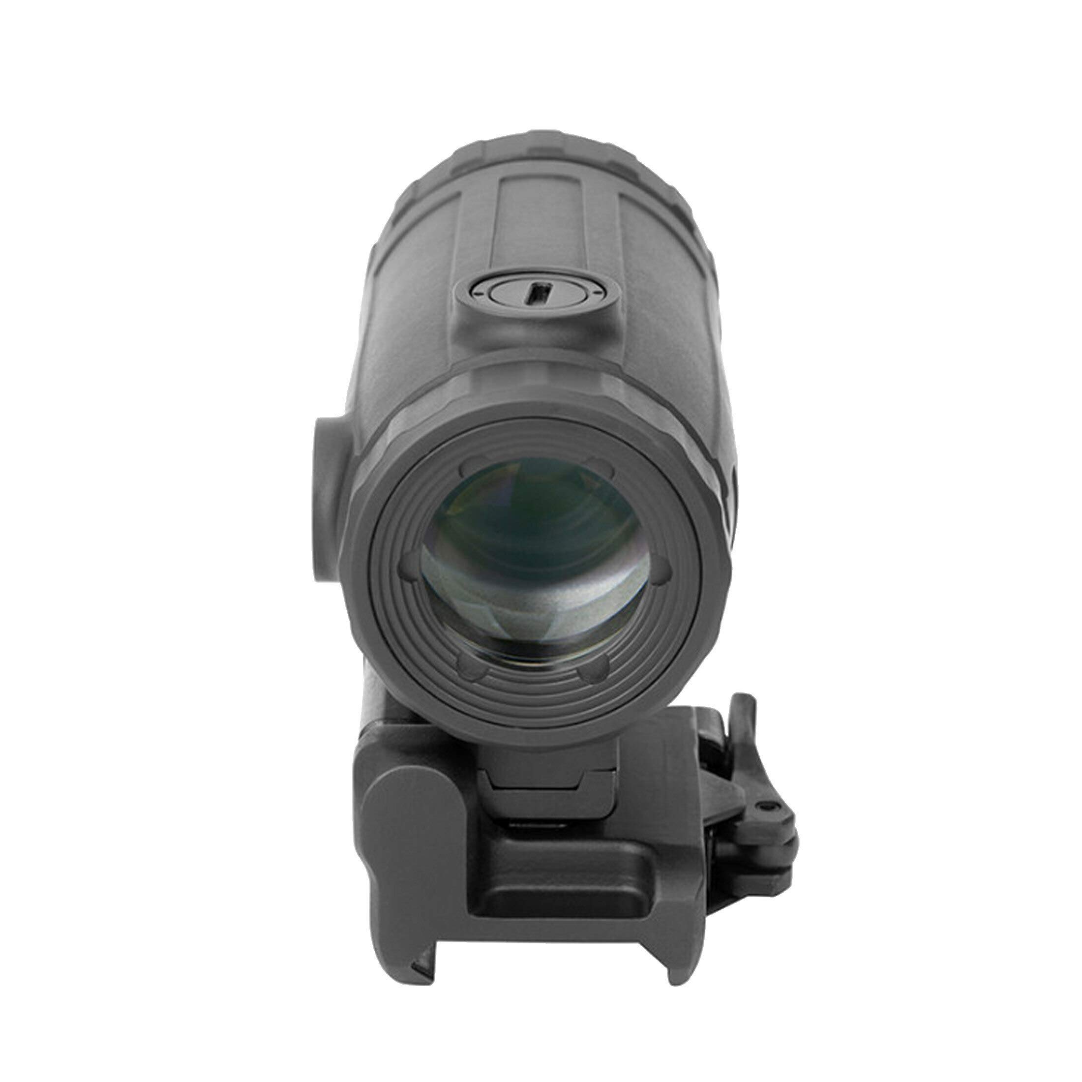 Holosun Magnifier HM3X-TITAN, agrandissement 3 Fois, Noir, Picatinny, Chasse, tir Sportif, Airsoft, pour viseur Point Rouge Micro Tactique - 70138214