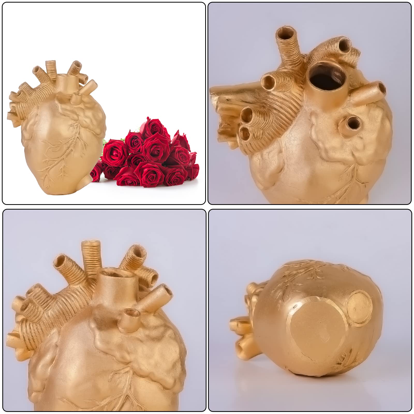 Harz Herz Vase - Anatomische Herz Vase Als Deko Für Zuhause