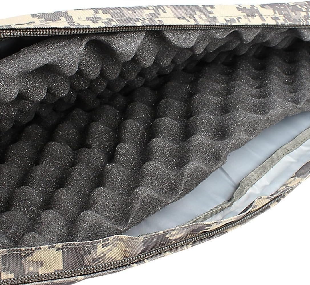 Тактическая камуфляжная сумка MLTUN MAKAN Tactical с косой защитой рта длиной 1,2 м, 911 Egg Cotton Bag, многофункциональная сумка для рыбалки с ружьем длиной 1,2 м, водонепроницаемая толстая сумка для удочек, Многофункциональная спинка большой емкости для хранения и транспортировки на охоте [Параллельный импорт], фото 7