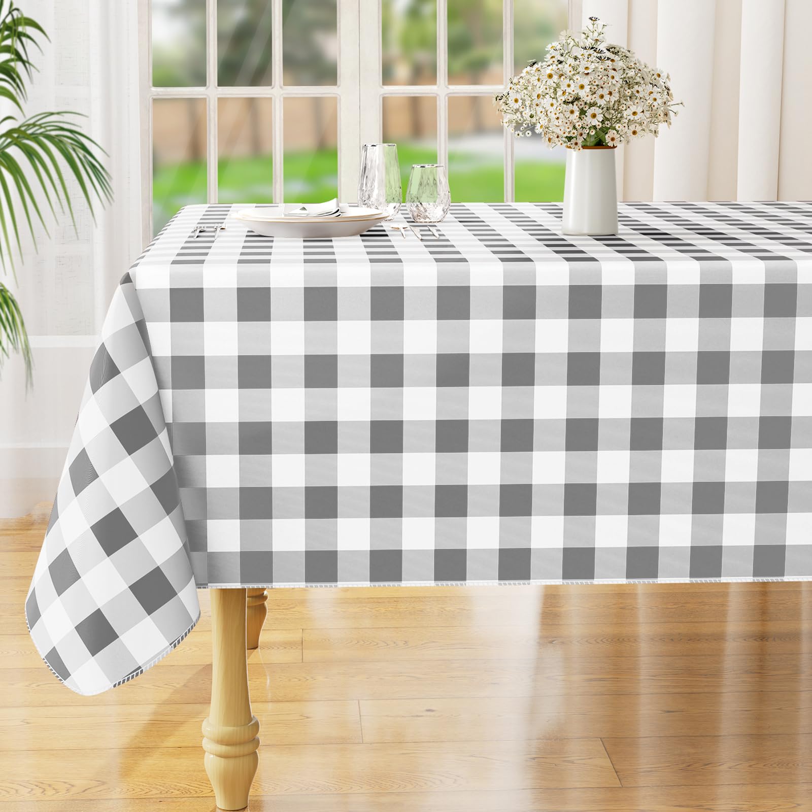 misaya Rectangle Waterproof Vinyl Table Cloth