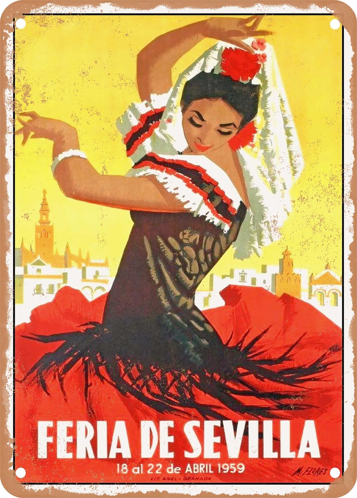 METAL SIGN - 1959 Seville Fair Vintage Ad home decor