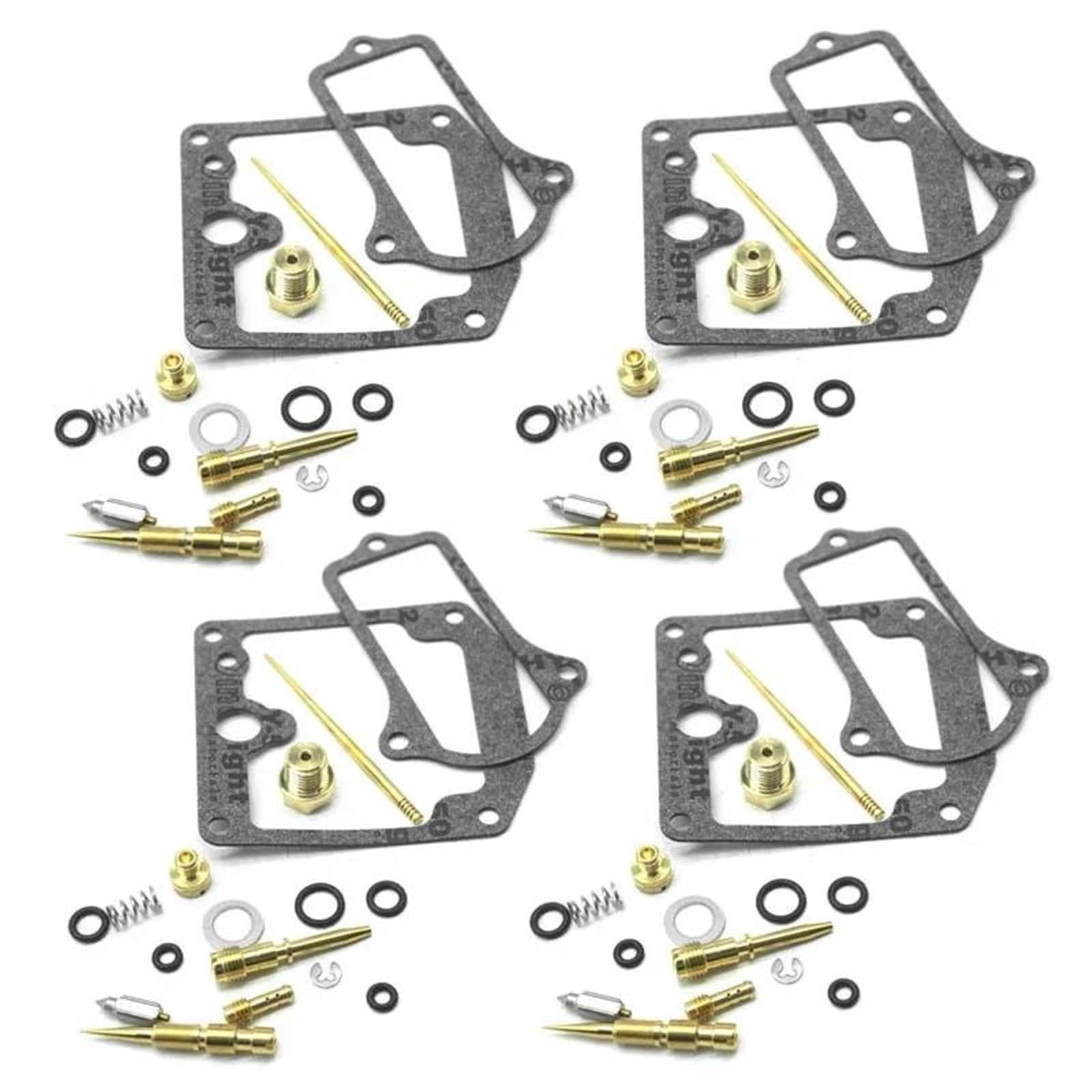 Joint Moteur Lot De 4 Kits De Réparation De Carburateur De Moto, Joint De Gicleur De Carburateur, Pièces De Reconstruction pour Suzuki GS550 GS550E 1977-1979 GS 550(Style2)