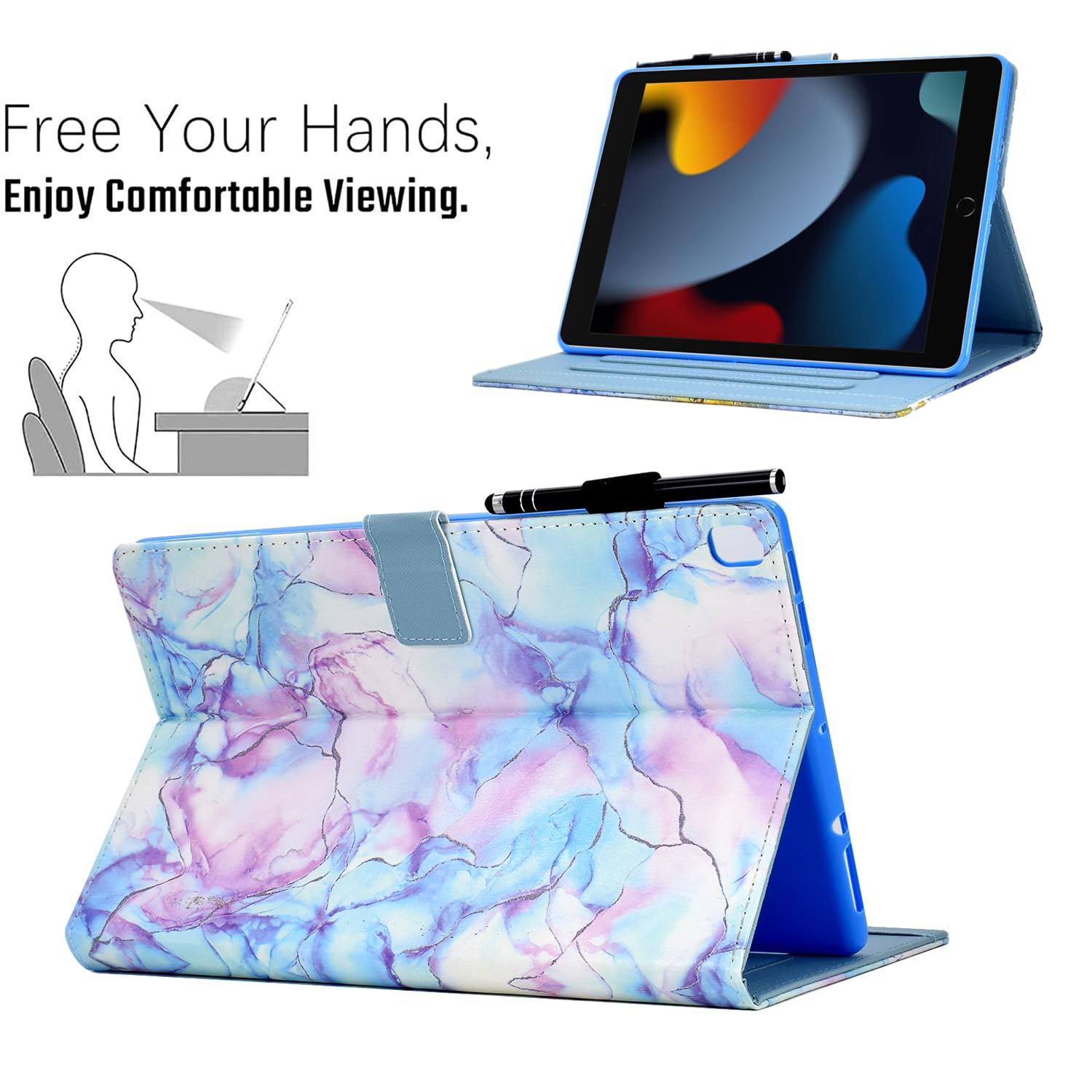KEROM Case for iPad 9th/8th/7th Generation iPad 10.2 inch Case - Image 4