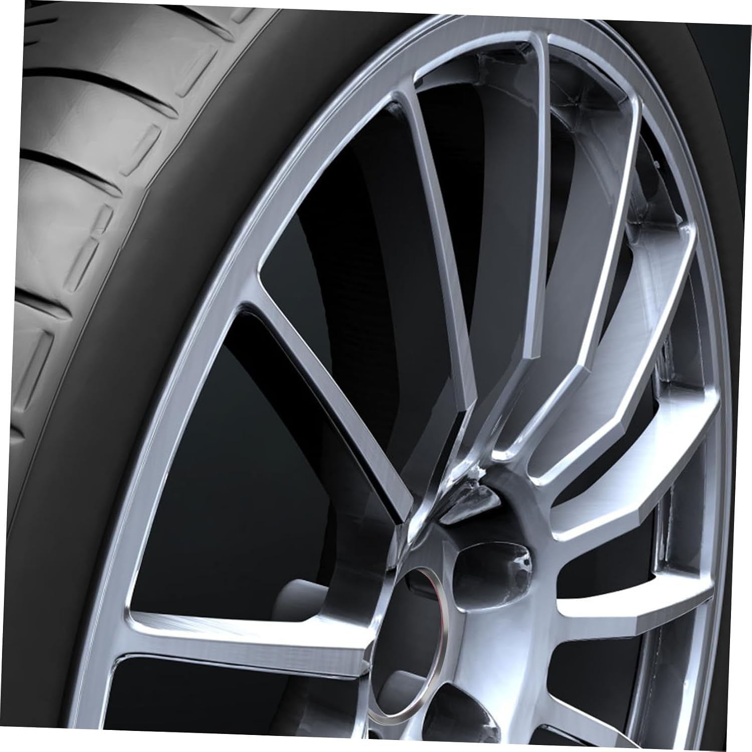4Pcs Tire Hub Cap Ring Compatible with Durable Trim Easy Installation Stylish Design for Enhanced Vehicle Appearance