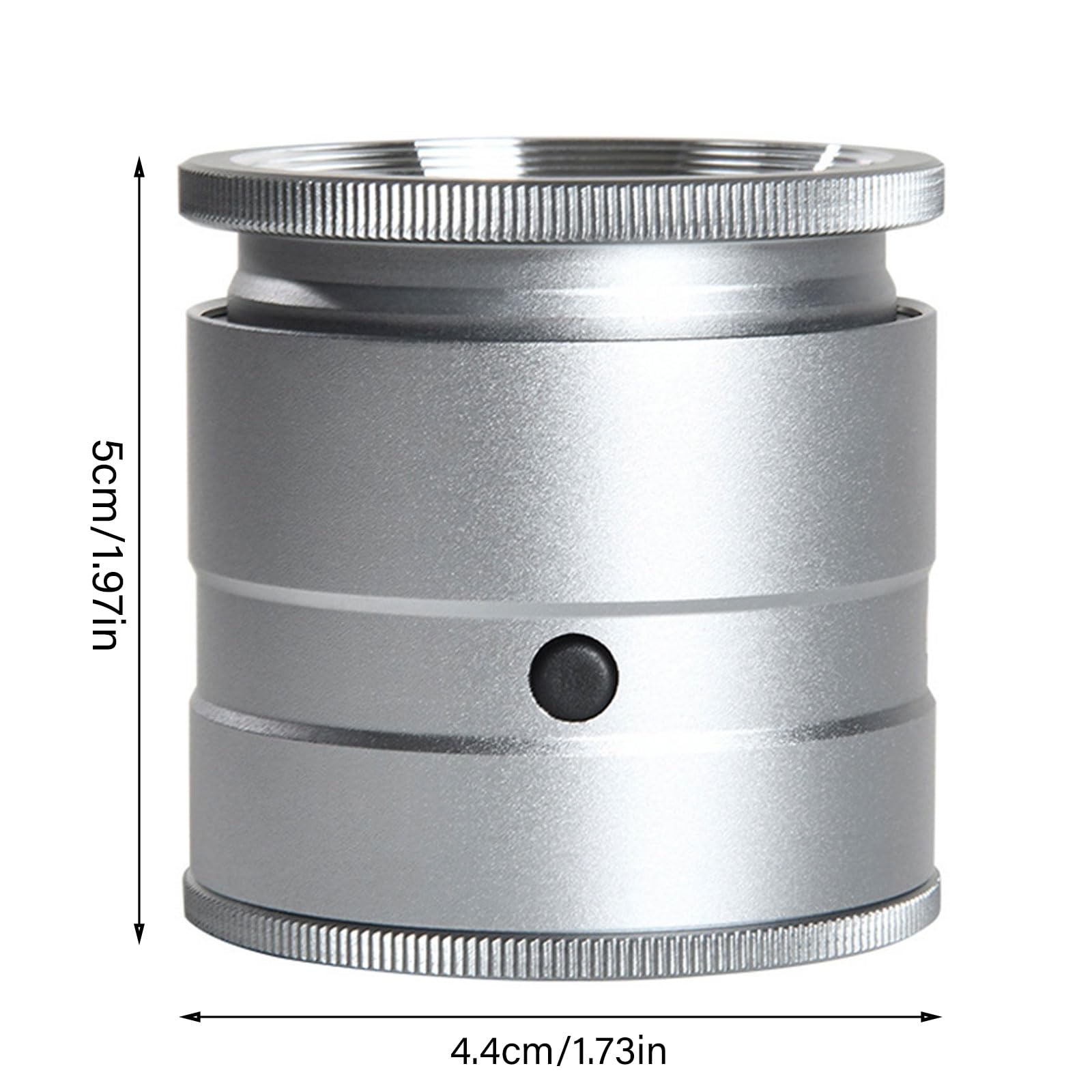 Lupa de ojo de 10 aumentos de vidrio para inspección de monedas de joyería, lupa de mano con luz LED