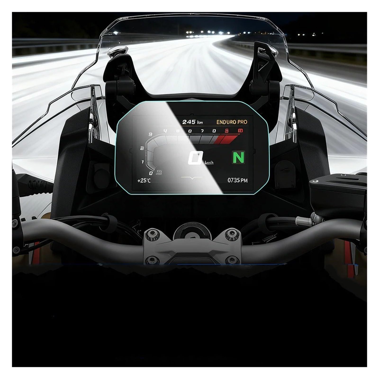 Bildschirm-Armaturenbrettschutz Für F750GS F800GS F850GS F900GS F900R C400GT F900XR Motorrad TFT-Display-Schutzfolie Displayschutzfolie Instrumentenanzeige Motorrad Displayschutzfolie