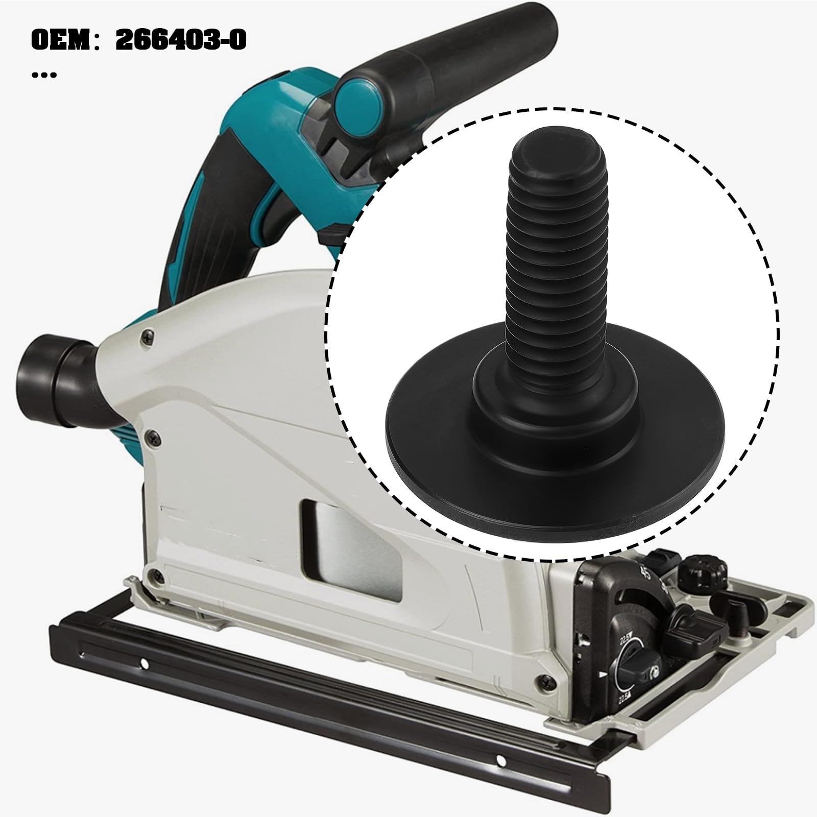 VGOL 2Pcs M6 Saw Blade Hex Socket Head Screw 266403-0 Compatible with Makita SP6000 DSP601 DSP600 - Image 2