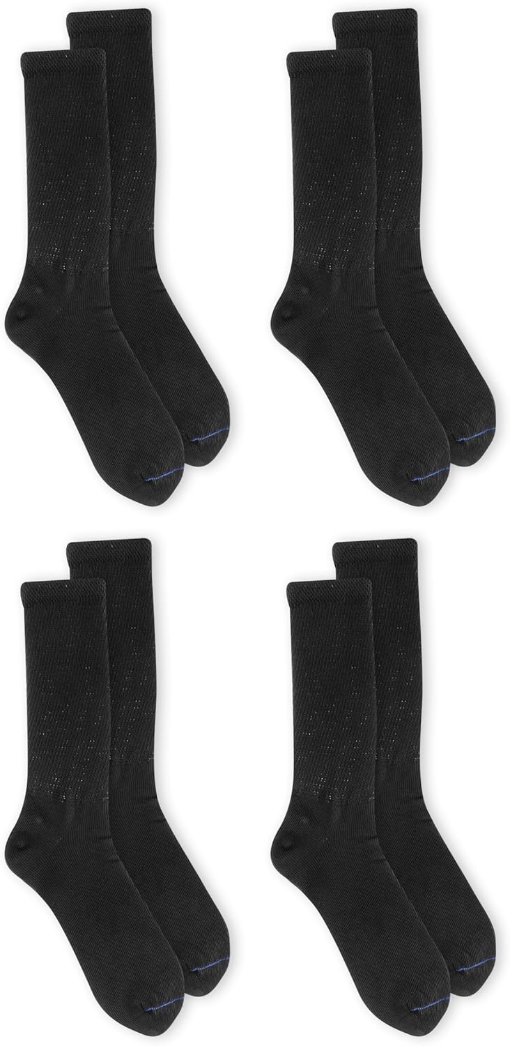 Dr. Scholl's mens Diabetes & Circulator Socks - 4 & 6 Pair Packs - Non-binding Moisture Management - Image 3