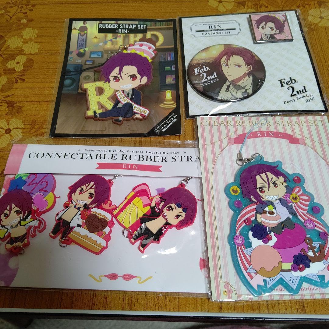 Amazon.co.jp: free 松岡凛 バースデーグッズ 缶バッジ ラバスト  